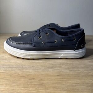 Bruno Marc Boys Navy Blue Boat Shoes SBLS2336K Slip On Loafers Moc Toe Big Kid 5